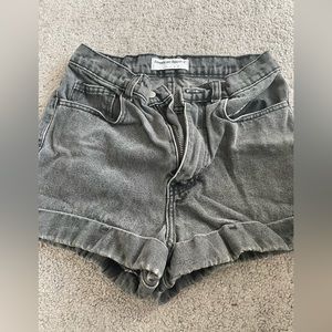American apparel high waisted shorts